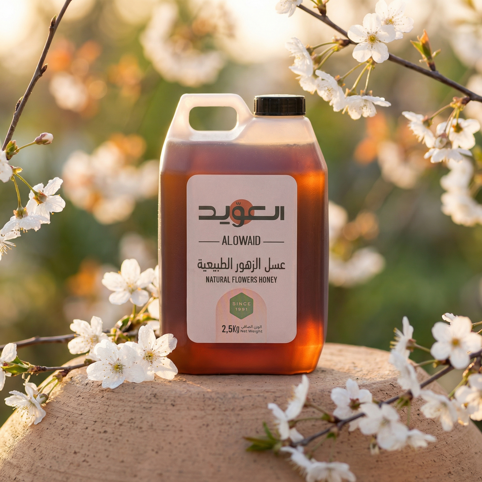 Natural Flowers Honey 2.5 KG Gallon